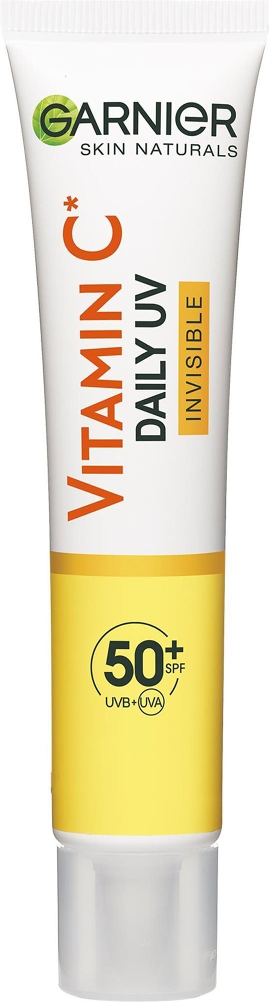 Pleťový fluid GARNIER Skin Naturals Vitamin C denní rozjasňující UV fluid SPF 50+ invisible 40 ml