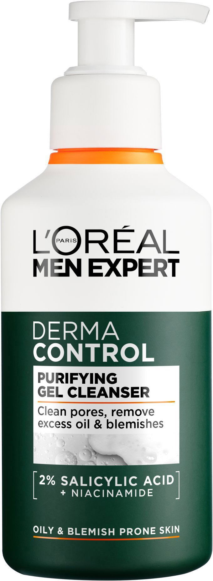 Čisticí gel L'Oréal Paris Men Expert Derma Control 260 ml