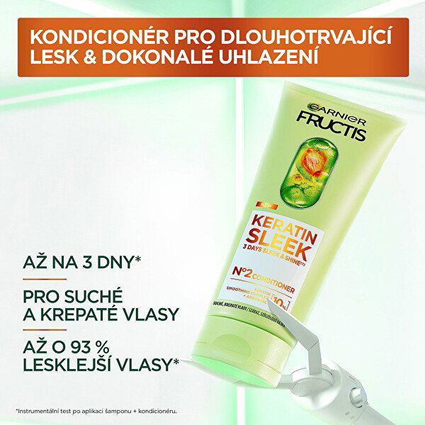 GARNIER Fructis Keratin Sleek sampon 200 ml