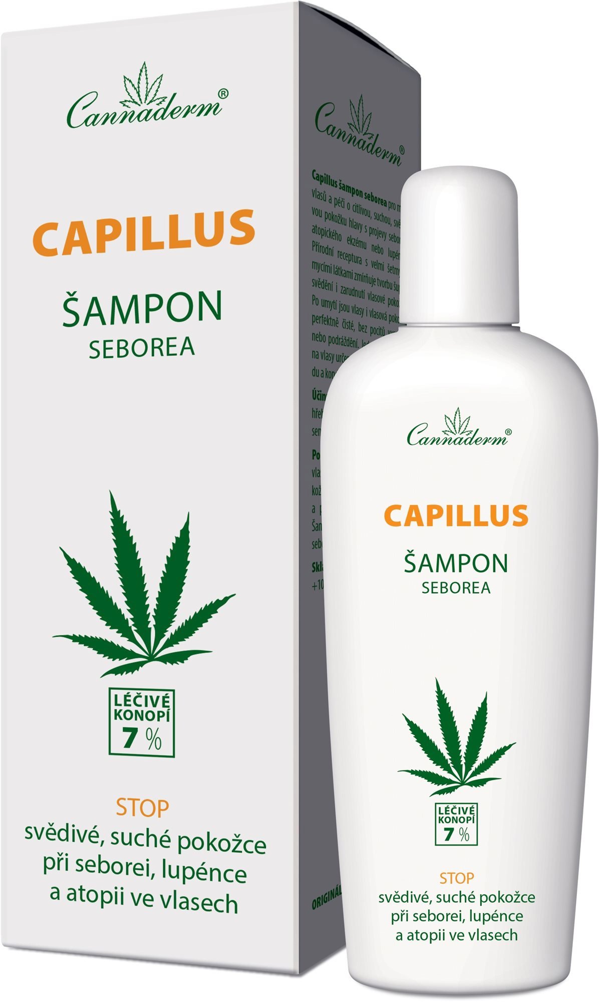 Šampon CANNADERM Capillus Seborea Shampoo 150 ml