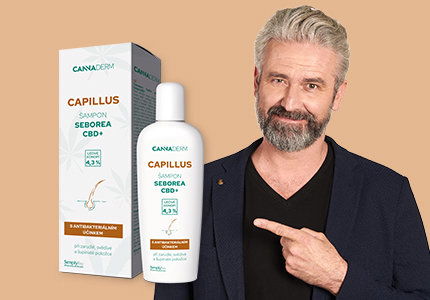 Šampón CANNADERM Capillus Seborea CBD+ Šampón 150 ml