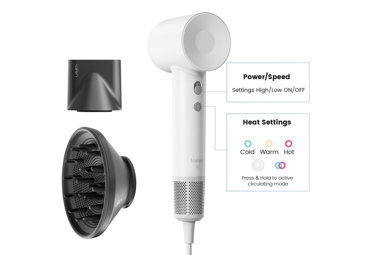 Fén na vlasy Laifen SWIFT SE SPECIAL White