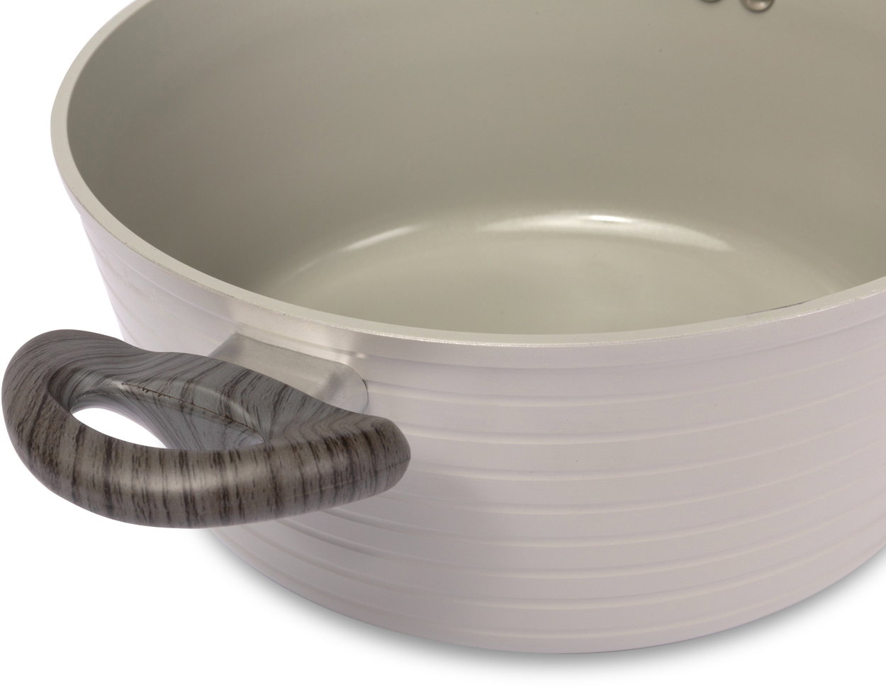 Topf Lamart LT1267 STRIPE Kasserolle mit Deckel 20 cm
