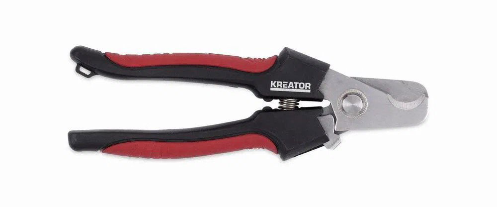 Dílenské nůžky KREATOR Nůžky na kabely 10 mm KRT621002