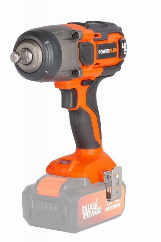 POWERPLUS Rázový utahovák AKU 1/2" 40V 350Nm (bez AKU) POWDP20400