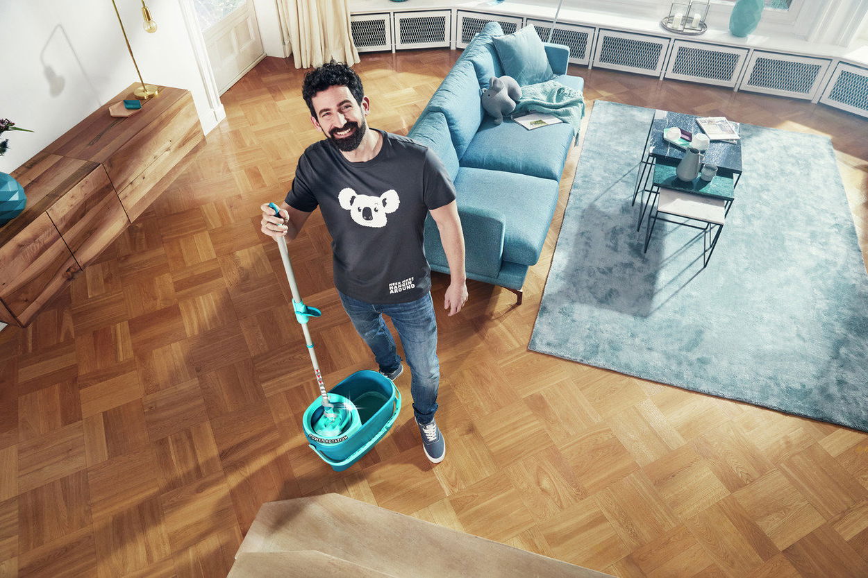 Mop LEIFHEIT Set Clean Twist M Ergo + náhrada Static Plus ZDARMA 52137