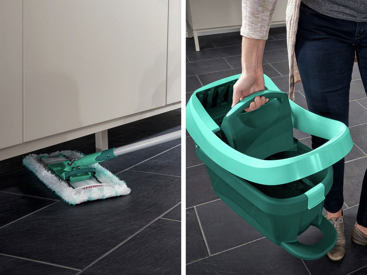 Mop LEIFHEIT Set mop Profi+vedro Profi s nášľapným žmýkaním 55096