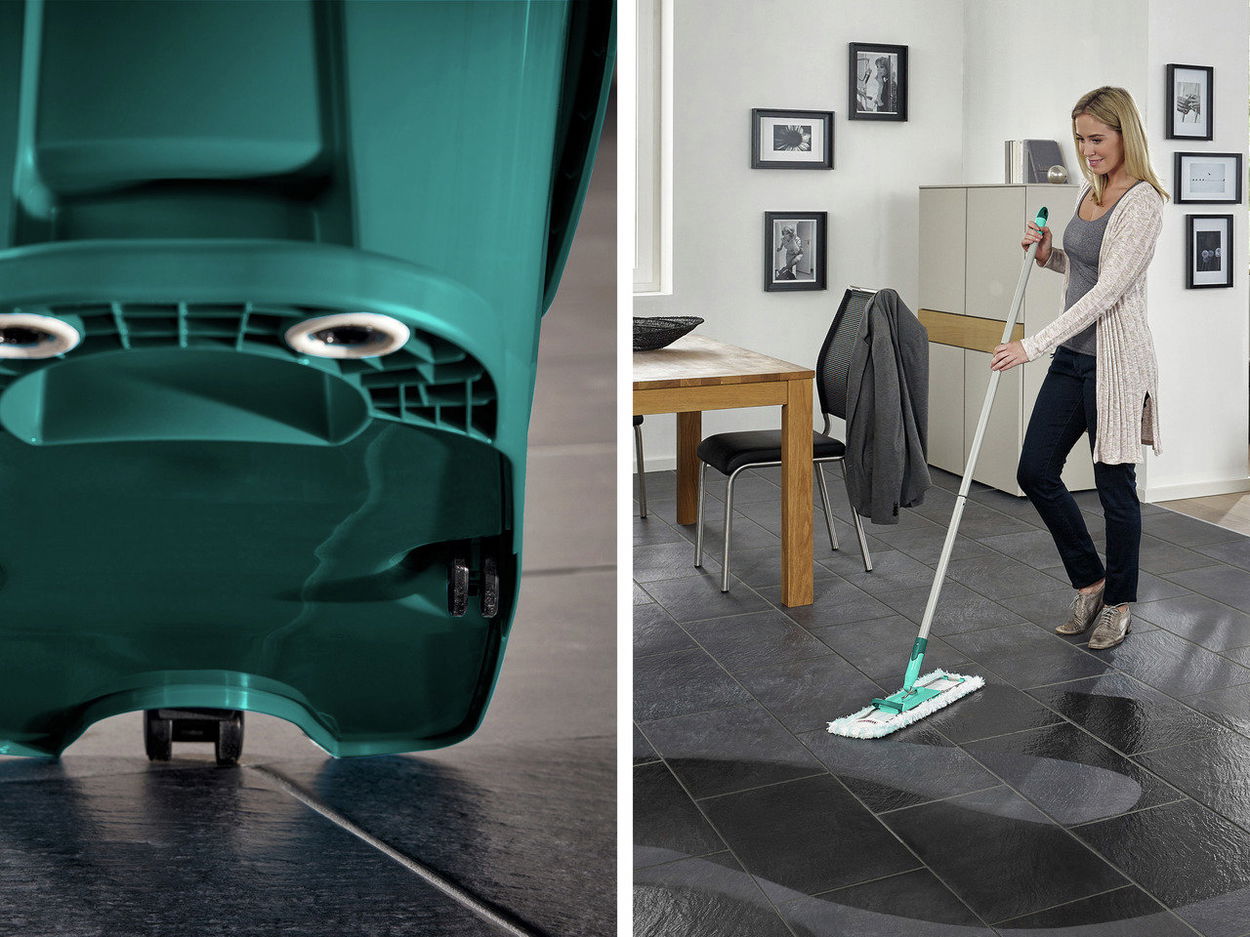 Mop LEIFHEIT Set mop Profi+vedro Profi s nášľapným žmýkaním 55096