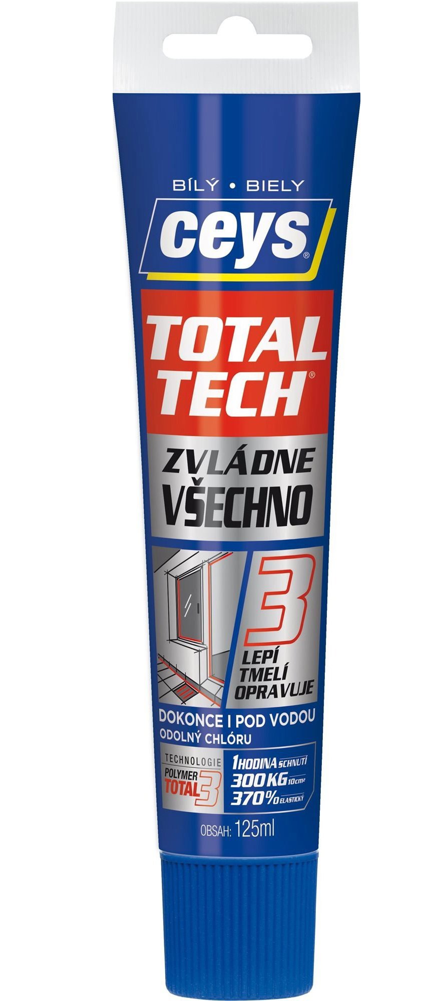 CEYS Total Tech Express White Adhesive 125ml Tube