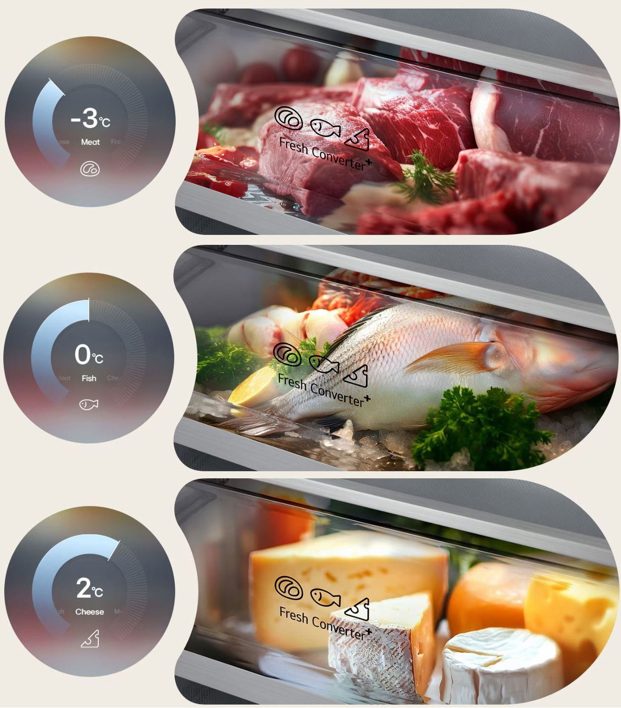 Lednice LG GBBS322APY