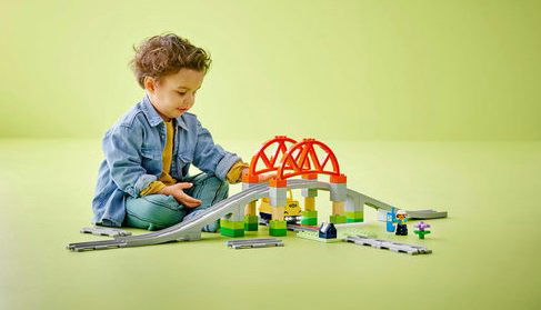 LEGO® DUPLO® 10426 Železniční most a koleje – rozšiřující sada