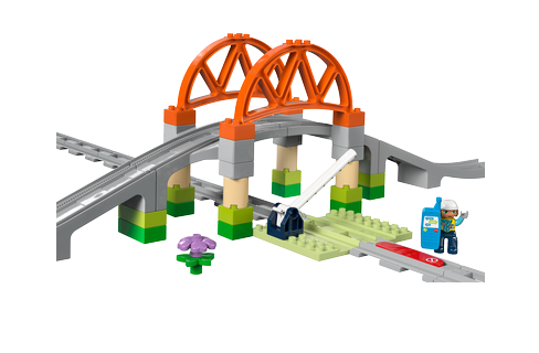 LEGO® DUPLO® 10426 Železniční most a koleje – rozšiřující sada