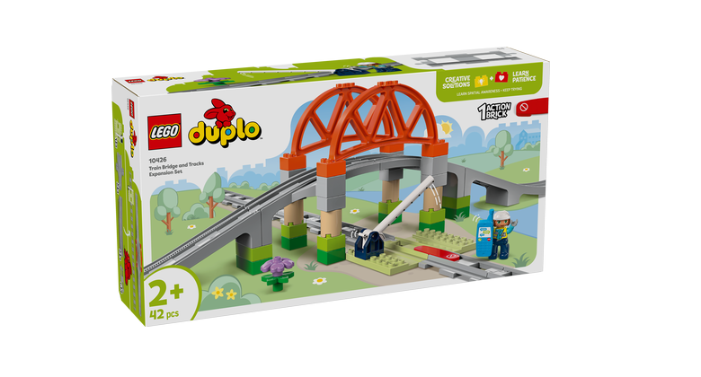 LEGO® DUPLO® 10426 Železniční most a koleje – rozšiřující sada
