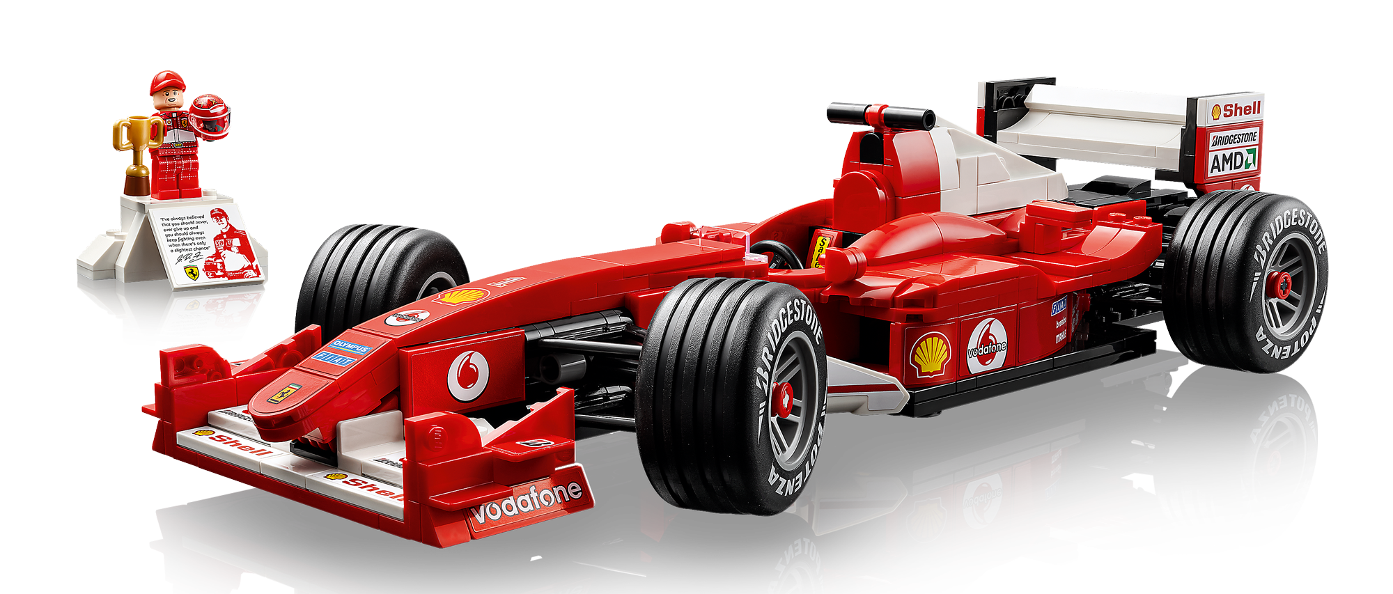 LEGO® Icons 11375 Ferrari F2004 and Michael Schumacher