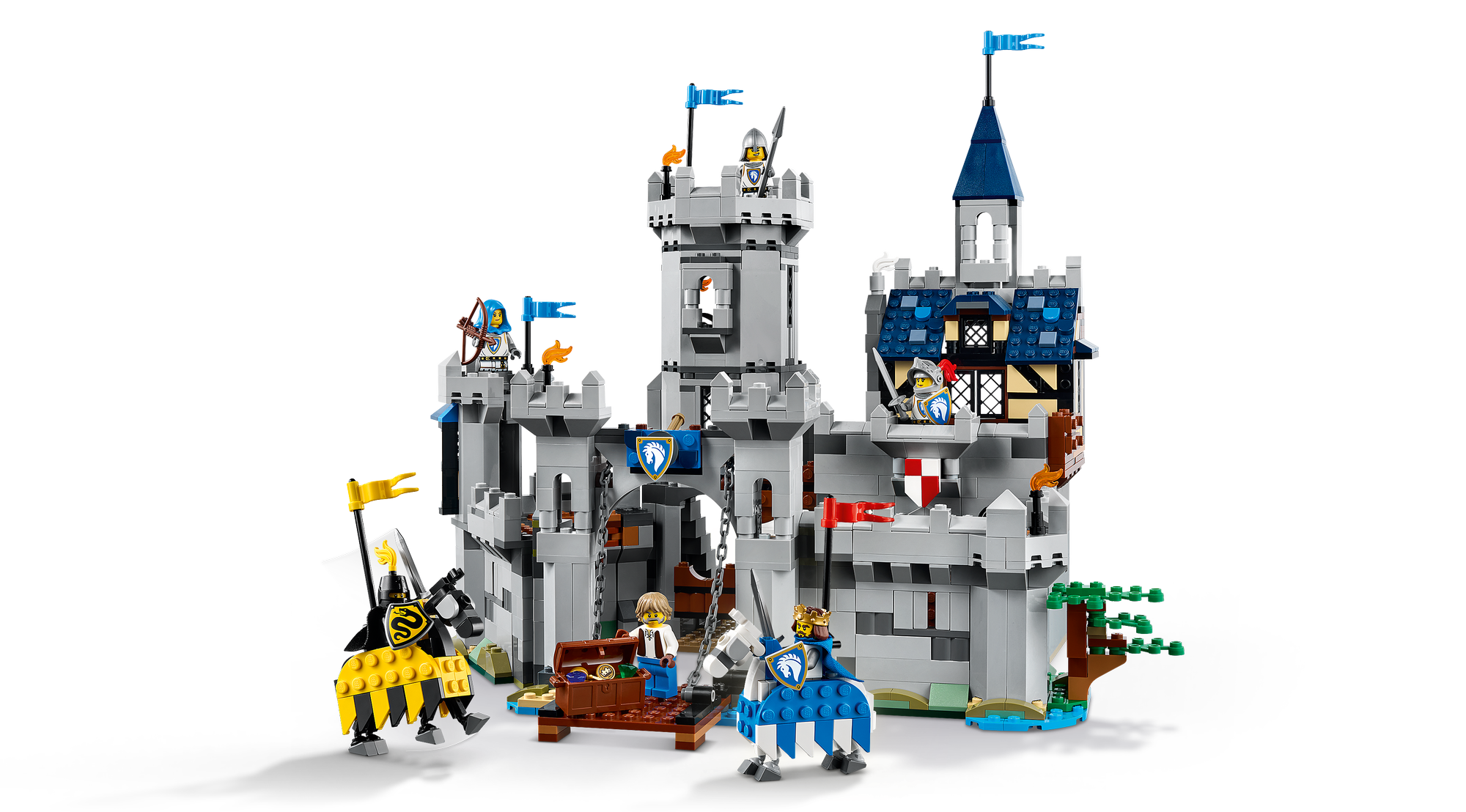LEGO Bausatz LEGO® Creator 3-in-1 31168 Mittelalterliche Burg und Ritter zu Pferd