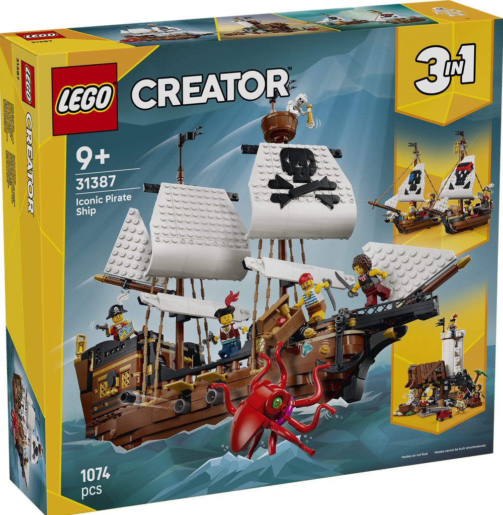 LEGO® Creator 3 in 1 31387 The iconic pirate ship