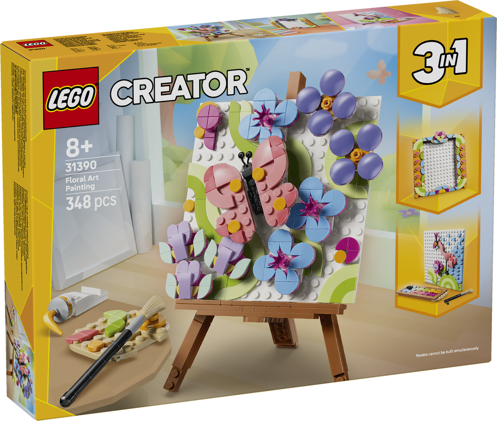 LEGO® Creator 3-in-1 31390 Deko-Blumengemälde
