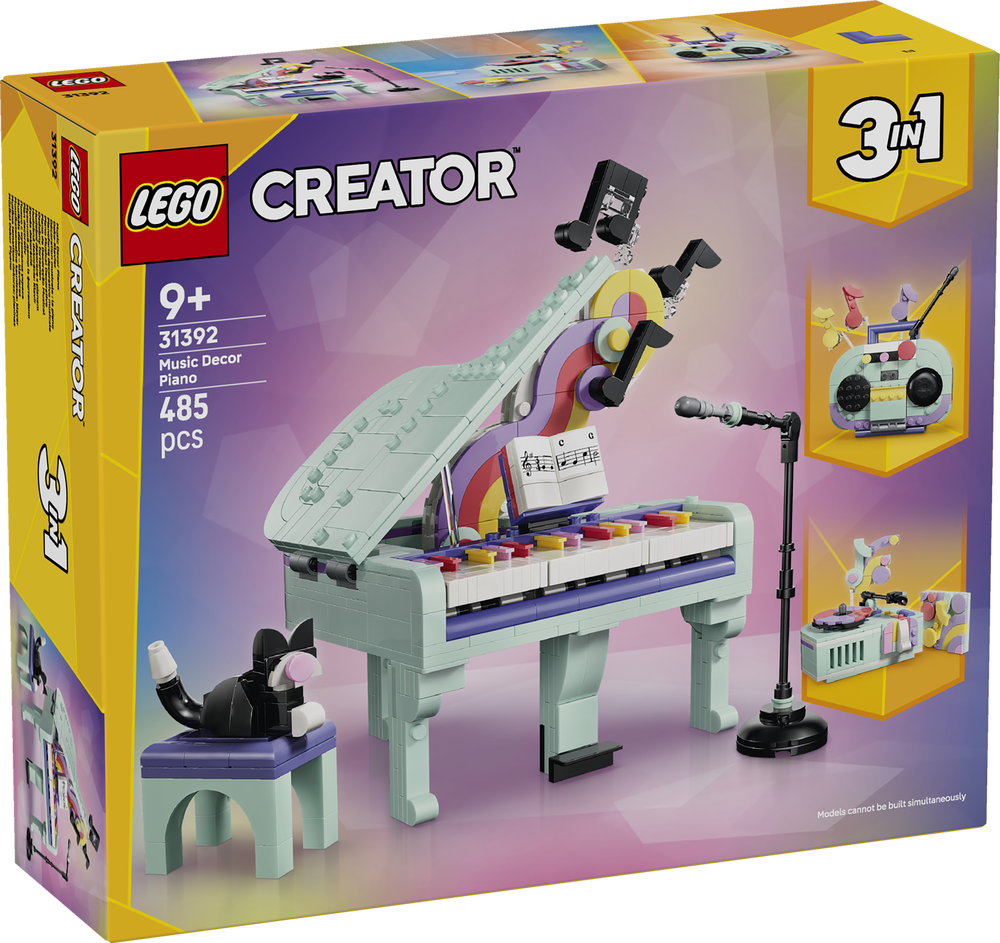 LEGO® Creator 3in1 31392 Deko-Klavier mit Katze