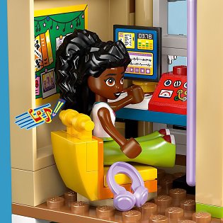 LEGO® Friends 42653 Zenebolt és lakás