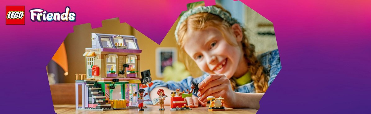 LEGO® Friends 42653 Zenebolt és lakás