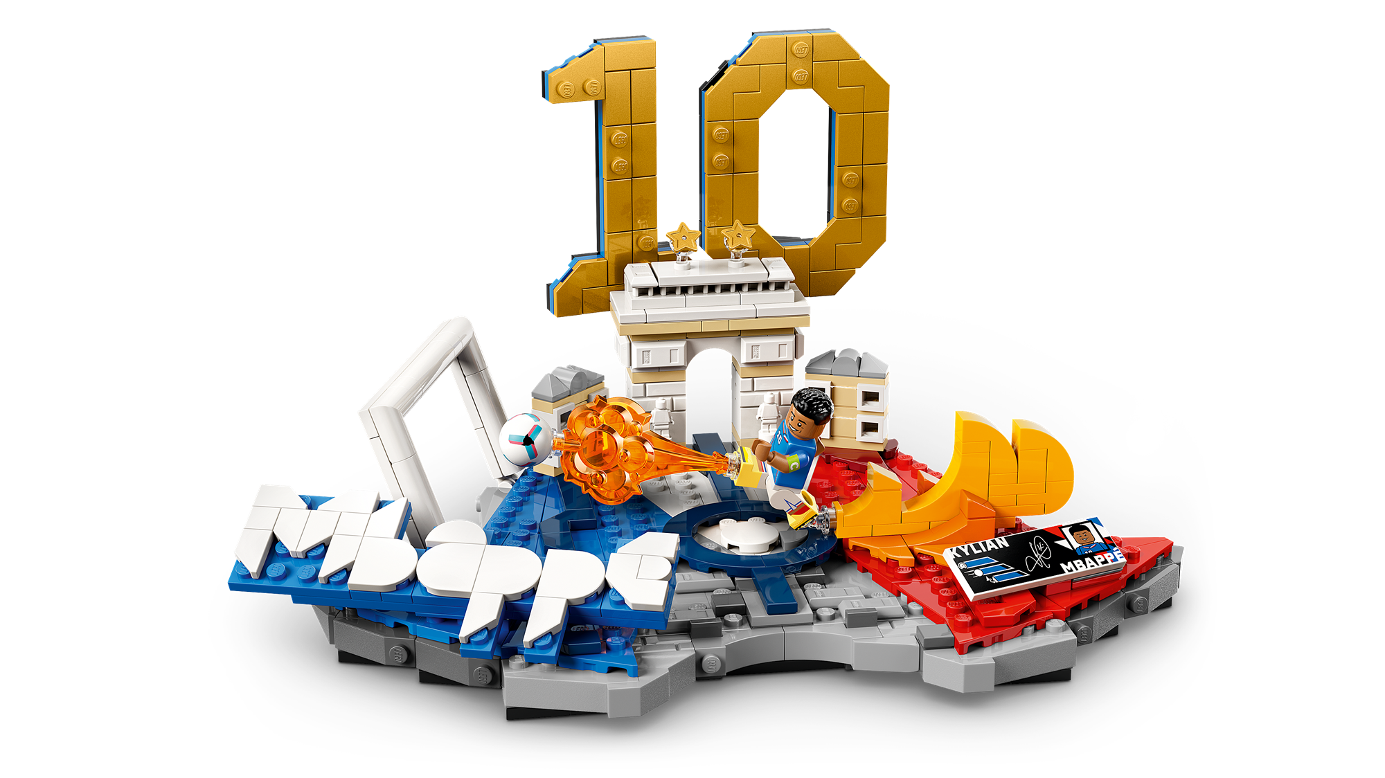 LEGO® Editions 43013 Kylian Mbappé – Hvězdné momenty fotbalu
