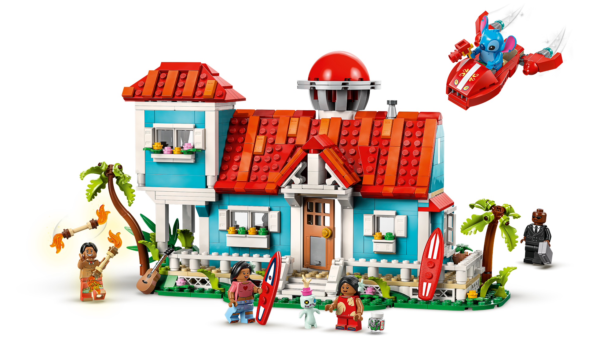 LEGO stavebnice LEGO® | Disney 43268 Lilo a Stitch a domek na pláži