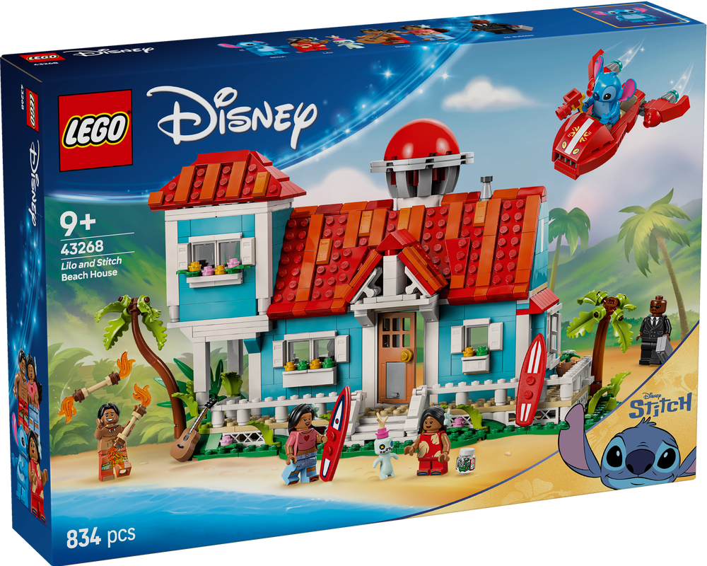 LEGO stavebnice LEGO® | Disney 43268 Lilo a Stitch a domek na pláži