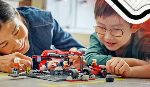 LEGO® City 60443 Zastávka v boxech F1® a personál s vozem Ferrari