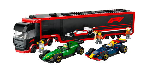 LEGO® City 60445 Kamion F1® s vozy F1® RB20 a AMR24