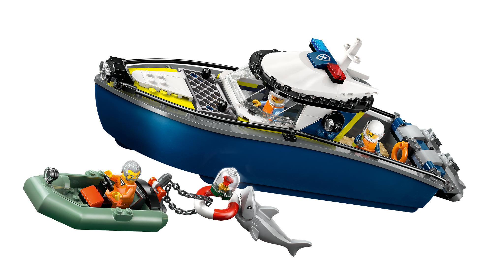 LEGO® City 60456 Honička v policejní lodi