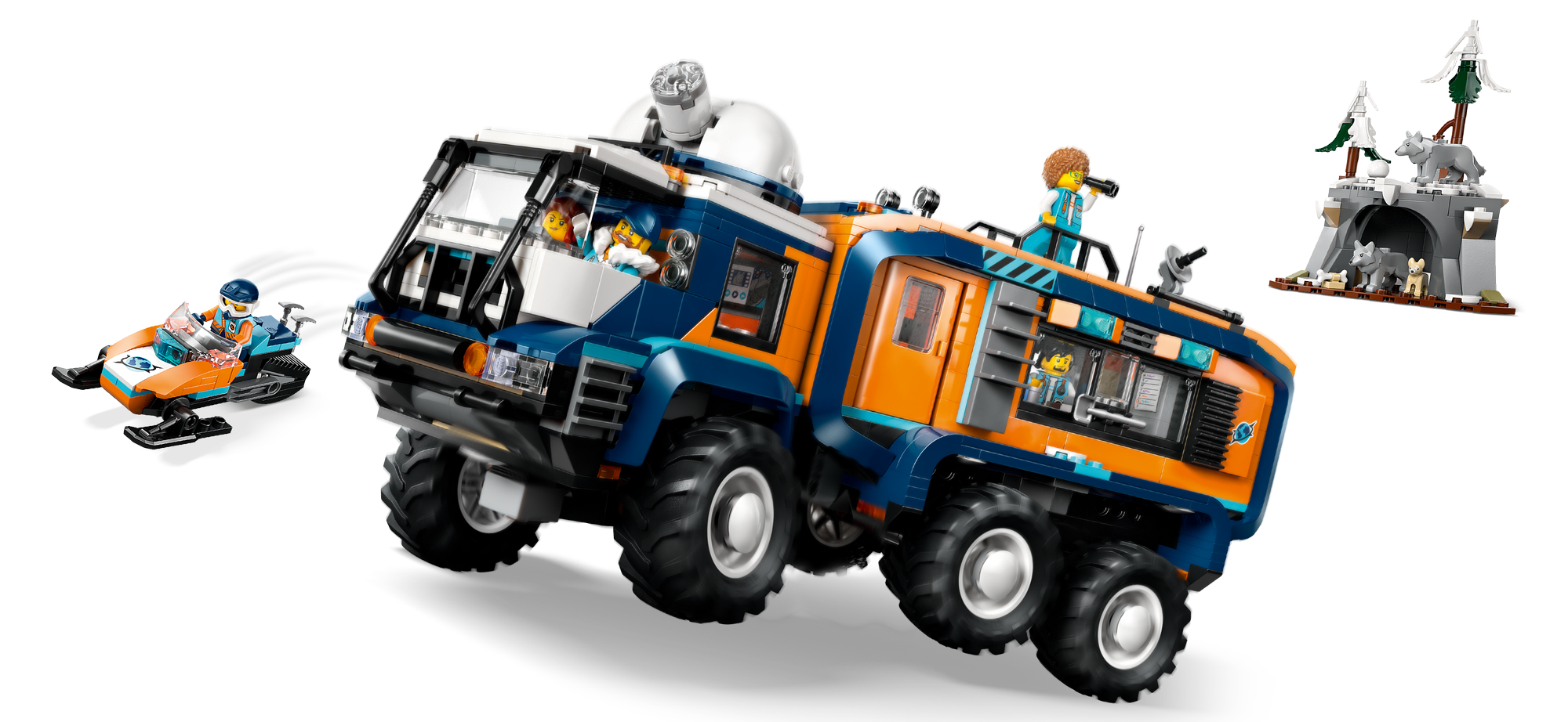 LEGO stavebnice LEGO® City 60471 Nákladní auto s laboratoří pro průzkumníky Arktidy