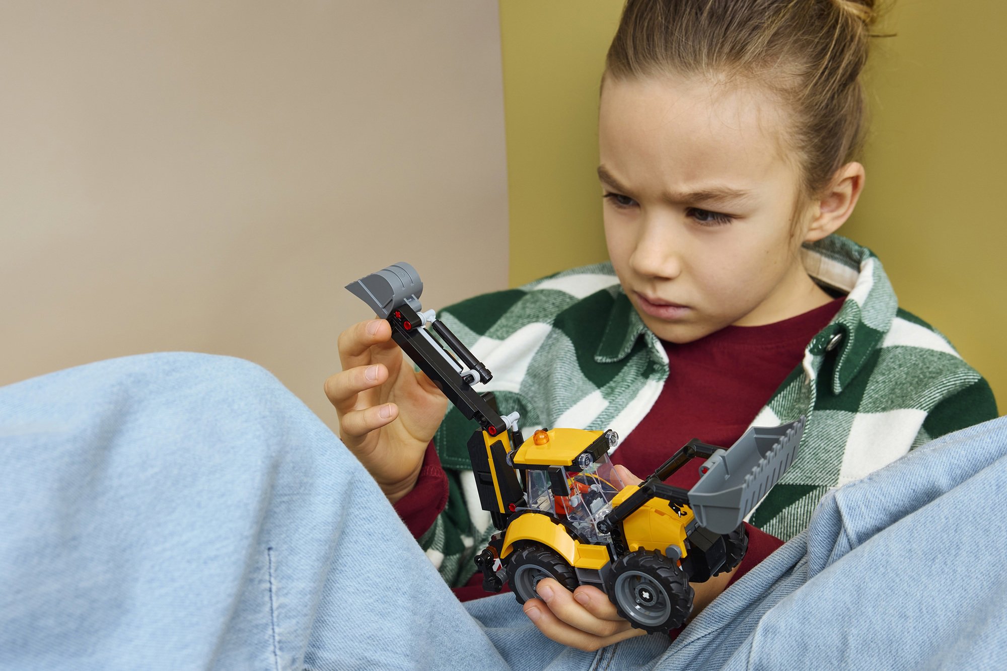 LEGO® City 60480 Yellow Loader with Excavator