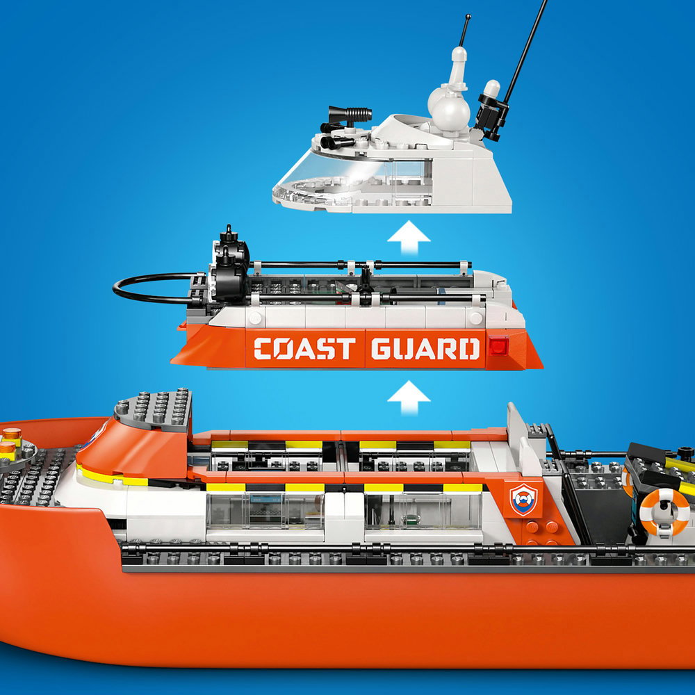 LEGO® City 60504 Coast Guard Lifeboat and Helicopter