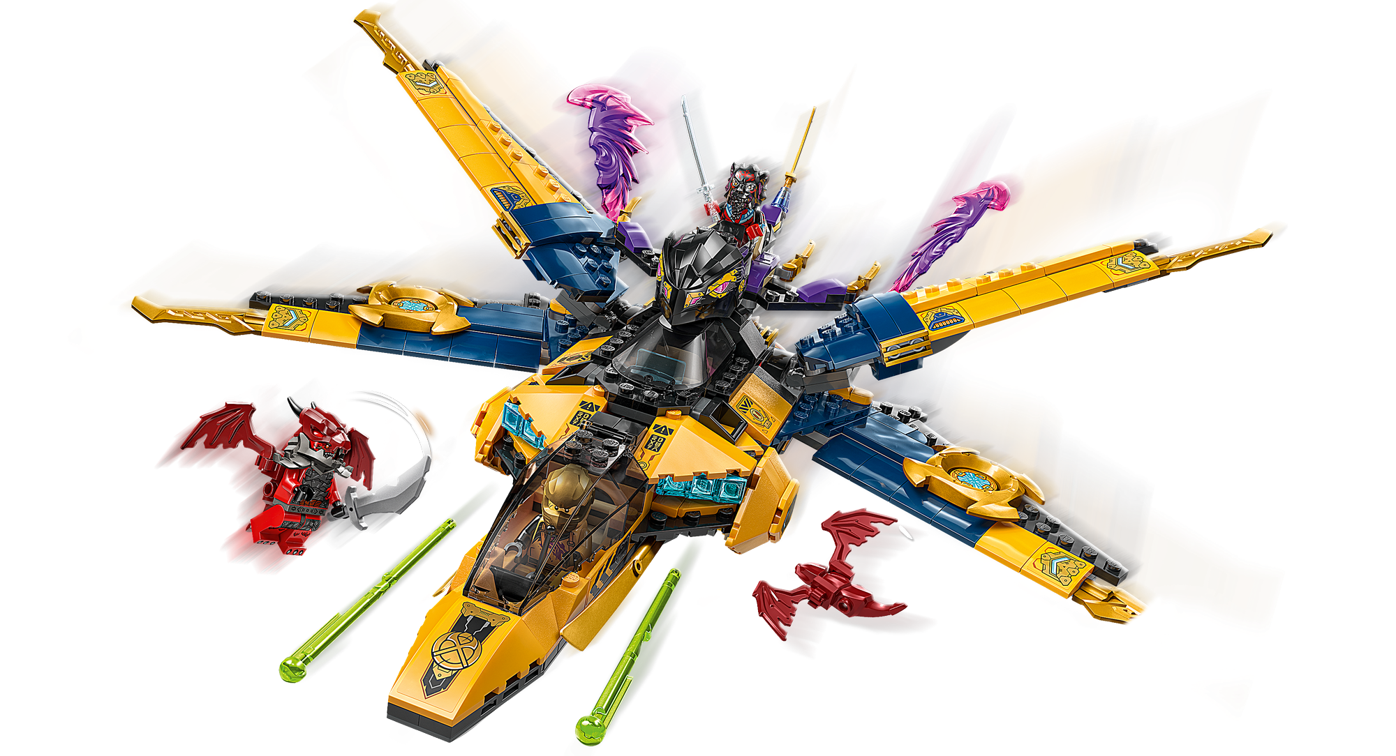 LEGO® NINJAGO® 71833 Ras und Arins Super-Sturmflieger