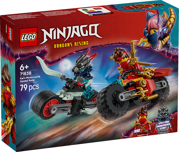 LEGO® NINJAGO® 71838 Kai und das Motorradrennen