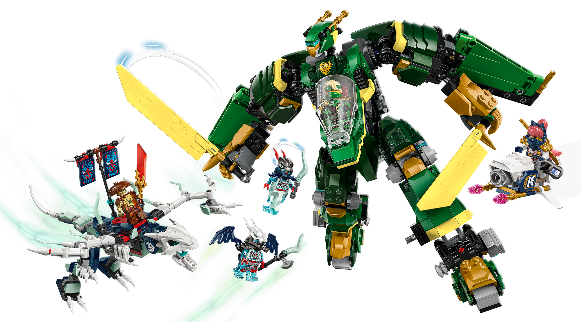 LEGO stavebnice LEGO® NINJAGO® 71845 Lloydův tryskáčový robot