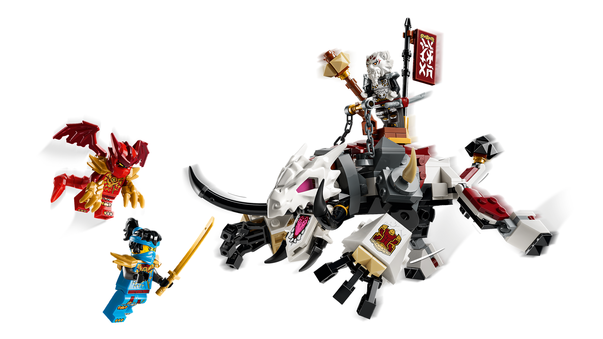 LEGO® NINJAGO® 71863 Zilvar and the Dragon Beast Grimtak