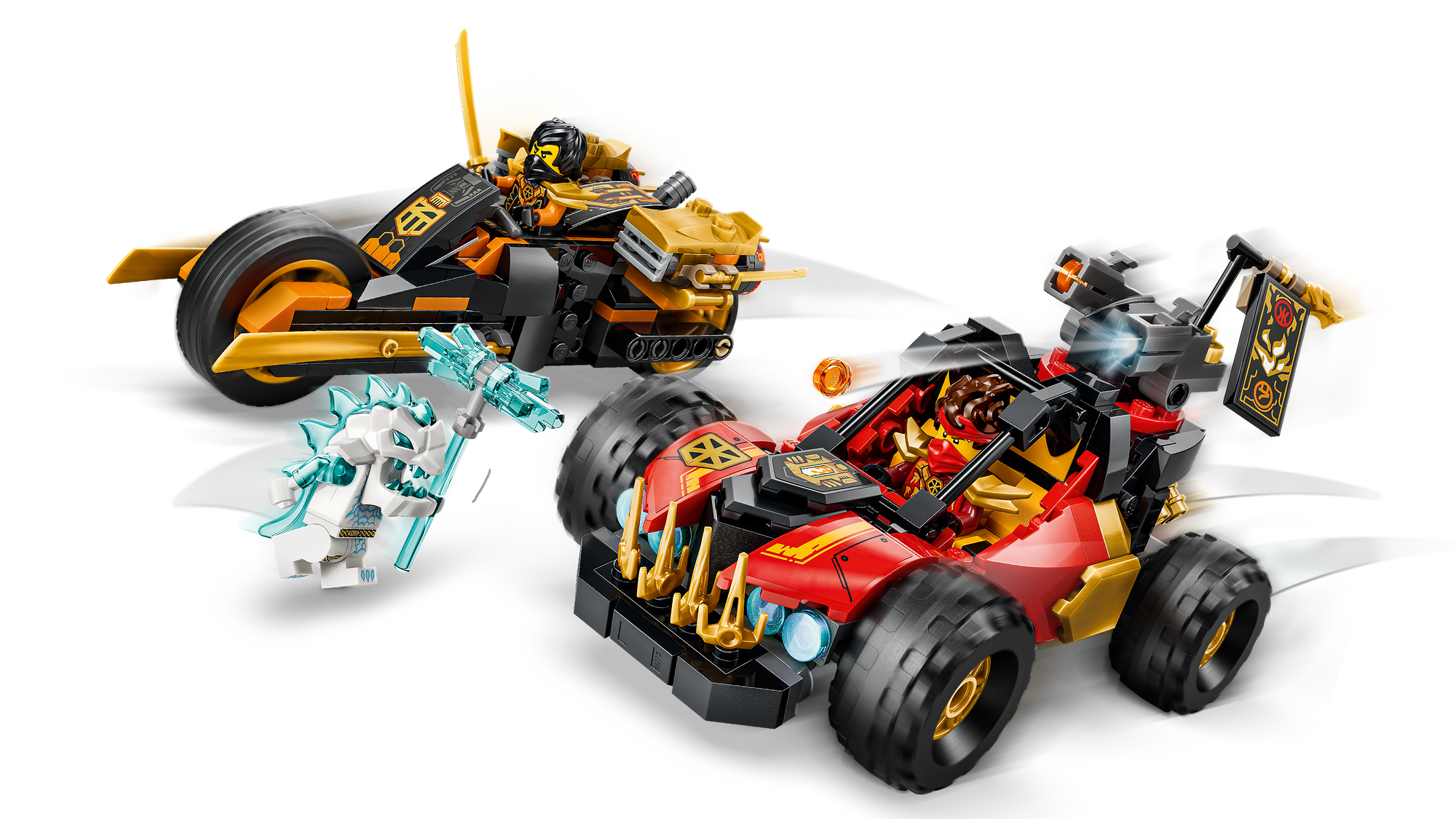 LEGO® NINJAGO® 71864 Combinable Vehicles Kai and Cole