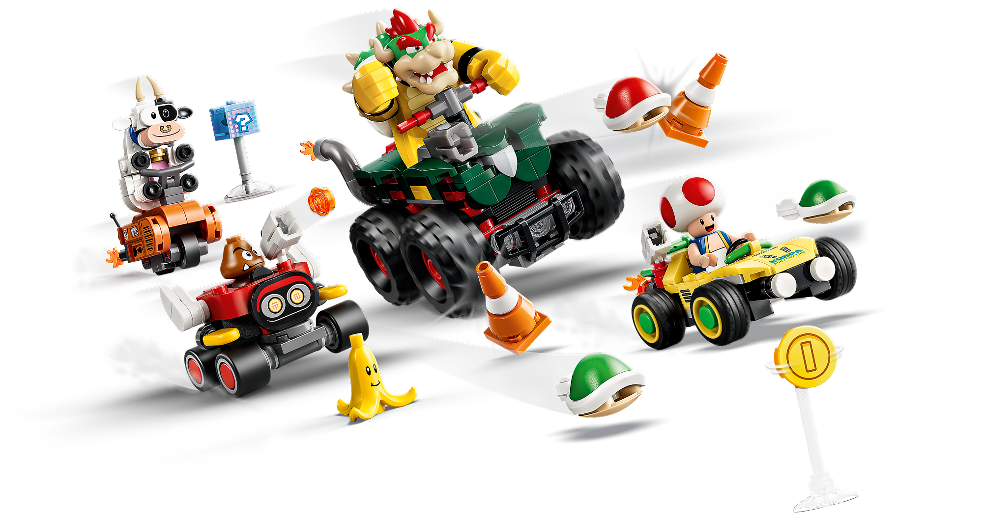 LEGO® Super Mario 72058 Mario Kart™ – Bowser’s Muscle Car Expansion Set