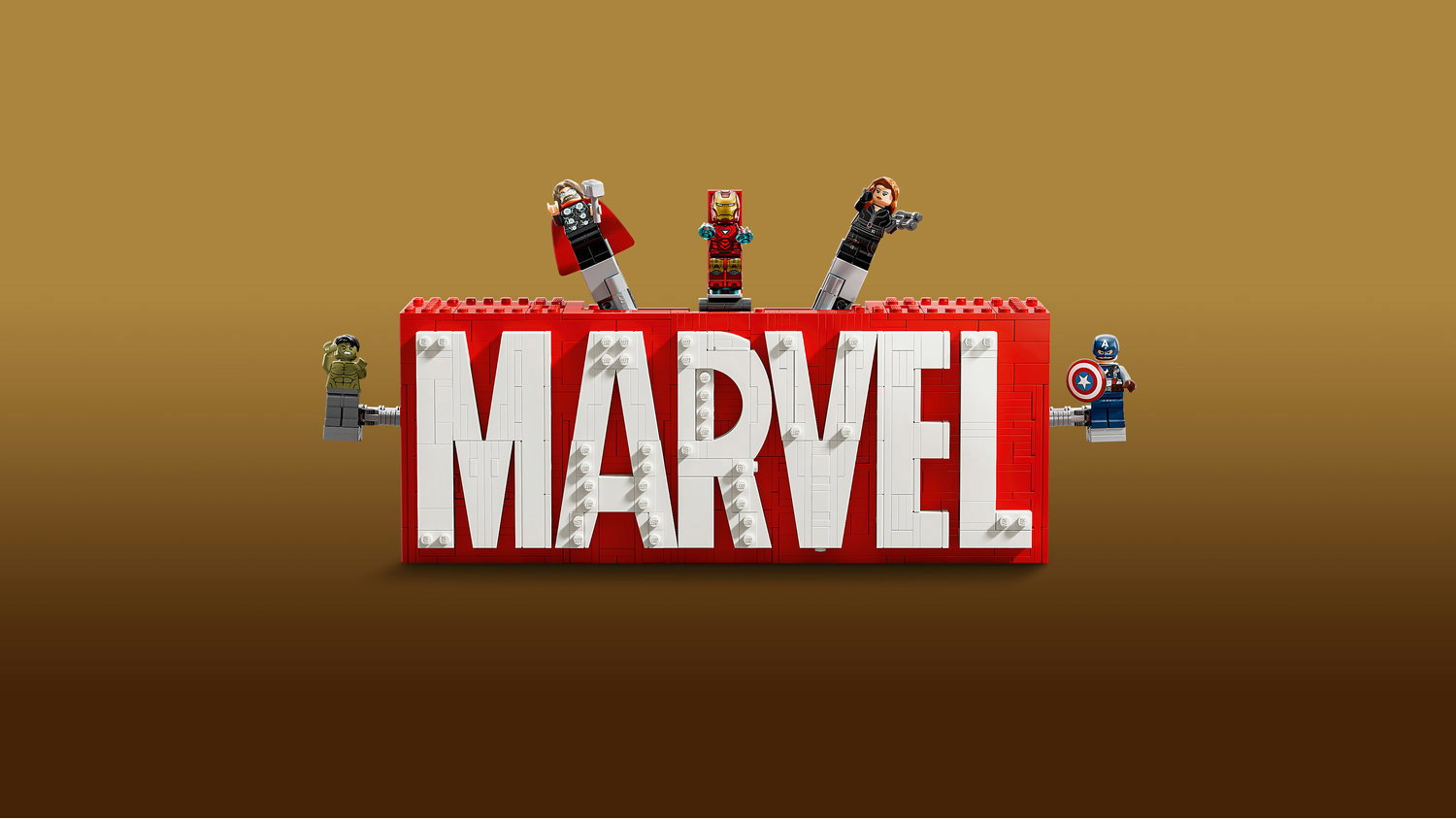 LEGO® Marvel 76313 MARVEL Logo & Minifiguren