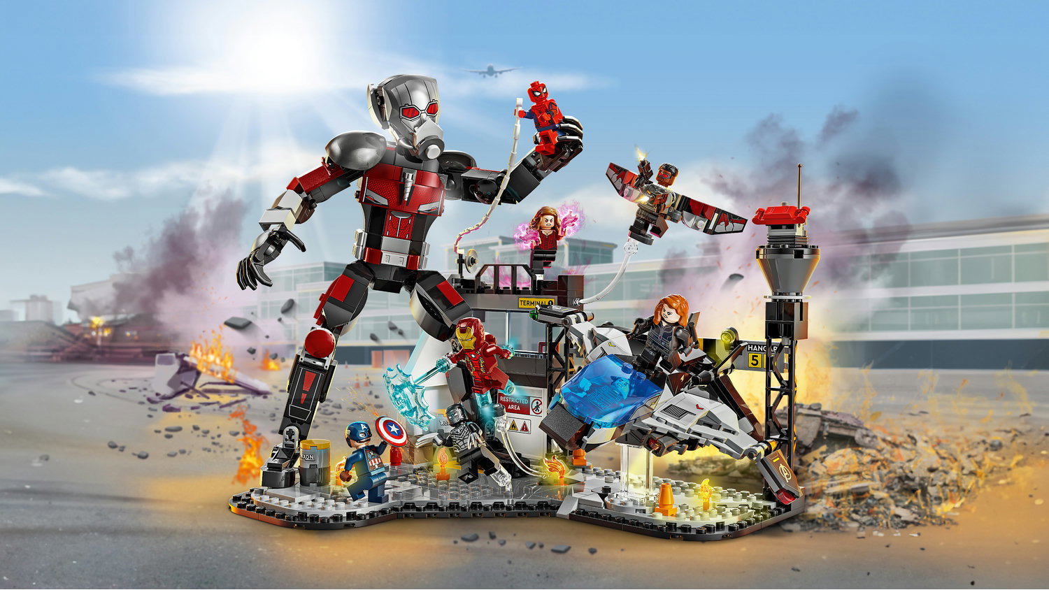 LEGO® Marvel 76314 Action-Schlacht - Captain America: Civil War