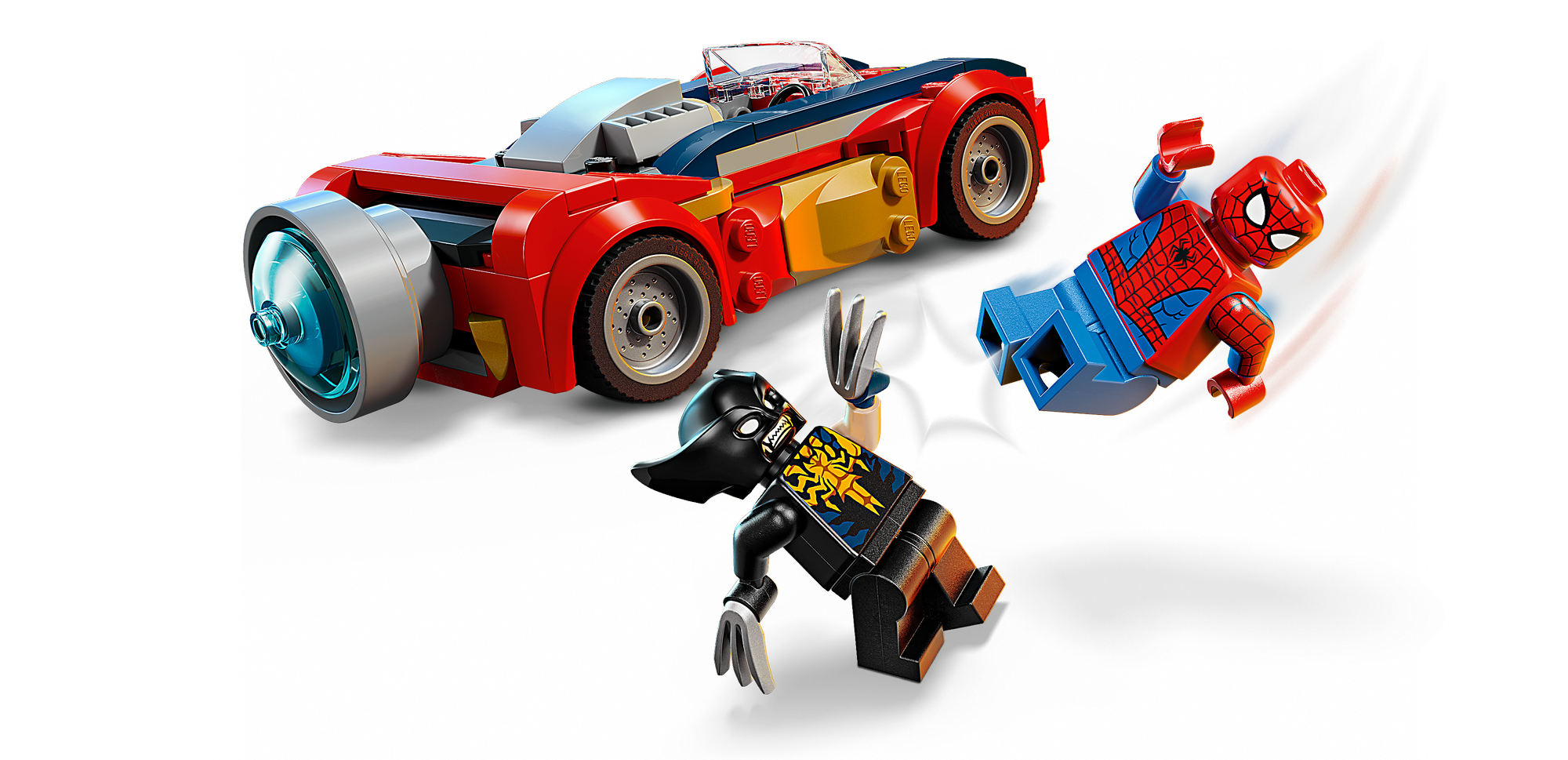LEGO® Super Heroes 76336 Spider-Man and Car vs. the Venomized Wolverine