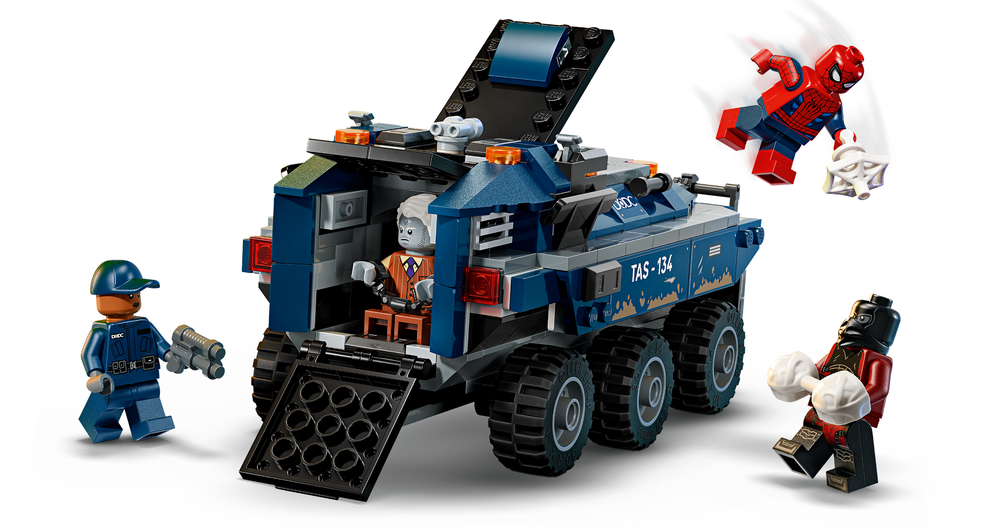 LEGO® | Marvel 76349 Spider-Man and the chase for the prison transport