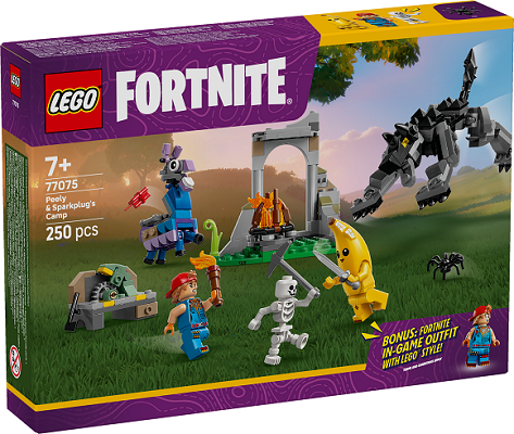 LEGO LEGO® Fortnite® 77075 Peely und Sparkplug und ihr Lagerplatz