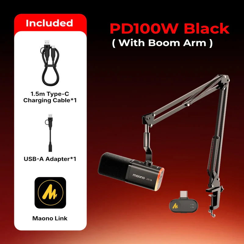 Microphone MAONO PD100W S