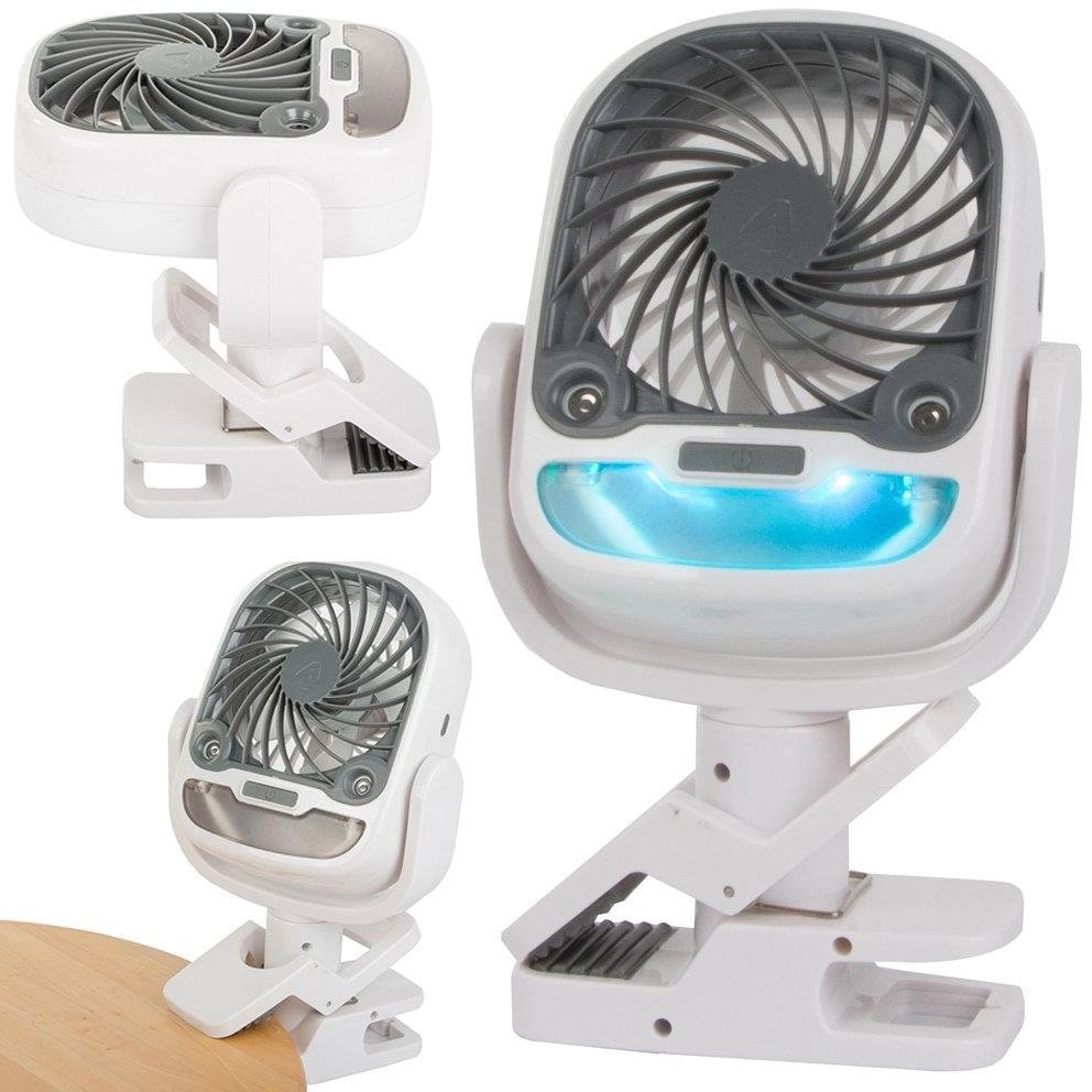 Fan Verk 16033 Fan with USB clip, RGB 2 in 1 white