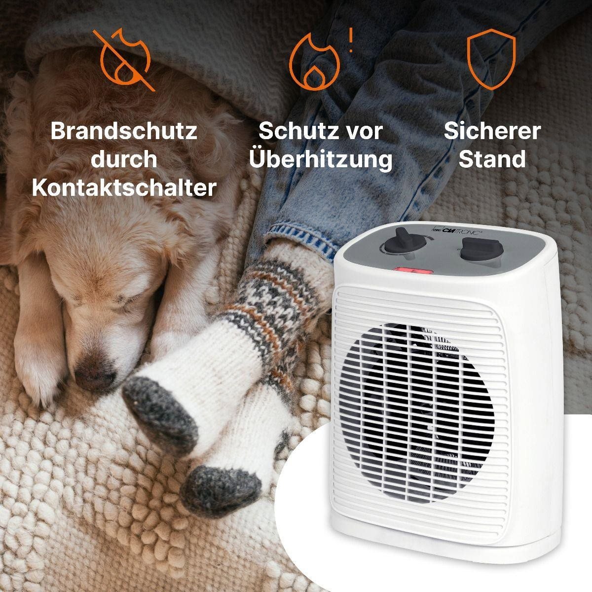 Clatronic HL 3800 Hot Air Fan