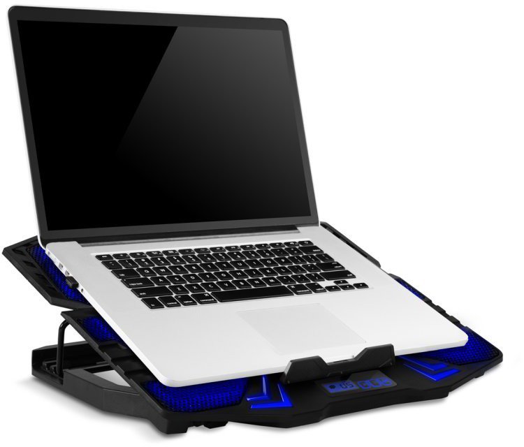 EVOLVEO Ania 5 notebook hűtőpad, notebook hűtőállvány, kék háttérvilágítás