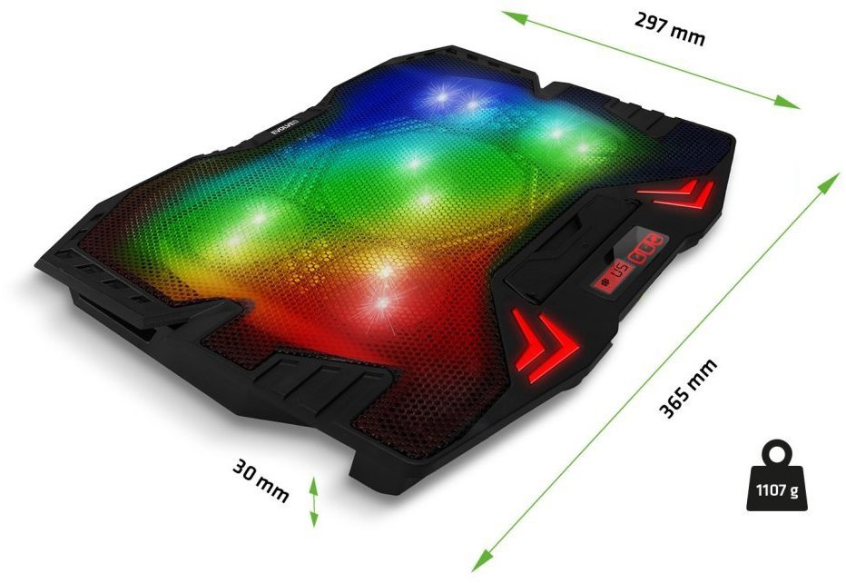 Kühlkissen für Laptop EVOLVEO Ania 5RGB