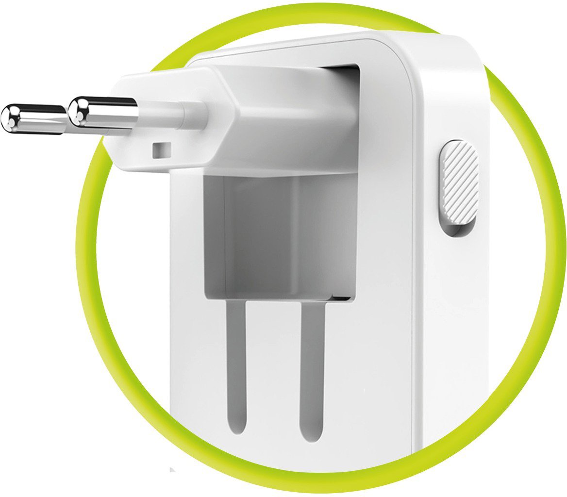 Nabíječka do sítě Mobile Origin 65W GaN III Slim Charger dual USB-C Single USB-A Black